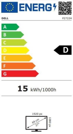 LCD Monitor|DELL|P2722H|27"|Business|Panel IPS|1920x1080|16:9|Matte|5 ms|Swivel|Pivot|Height adjustable|Tilt|210-AZYZ
