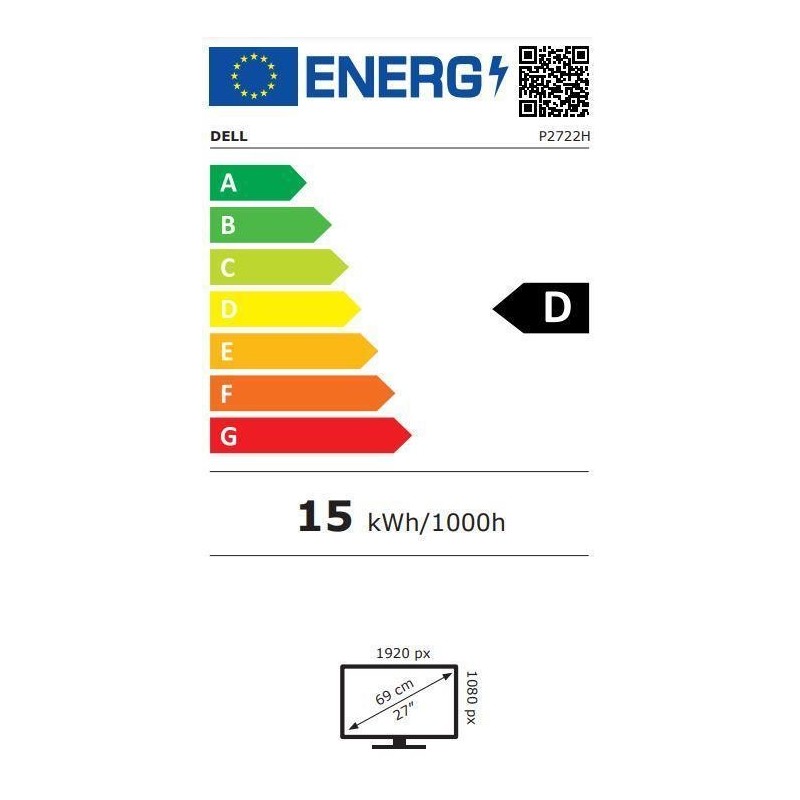 LCD Monitor|DELL|P2722H|27"|Business|Panel IPS|1920x1080|16:9|Matte|5 ms|Swivel|Pivot|Height adjustable|Tilt|210-AZYZ