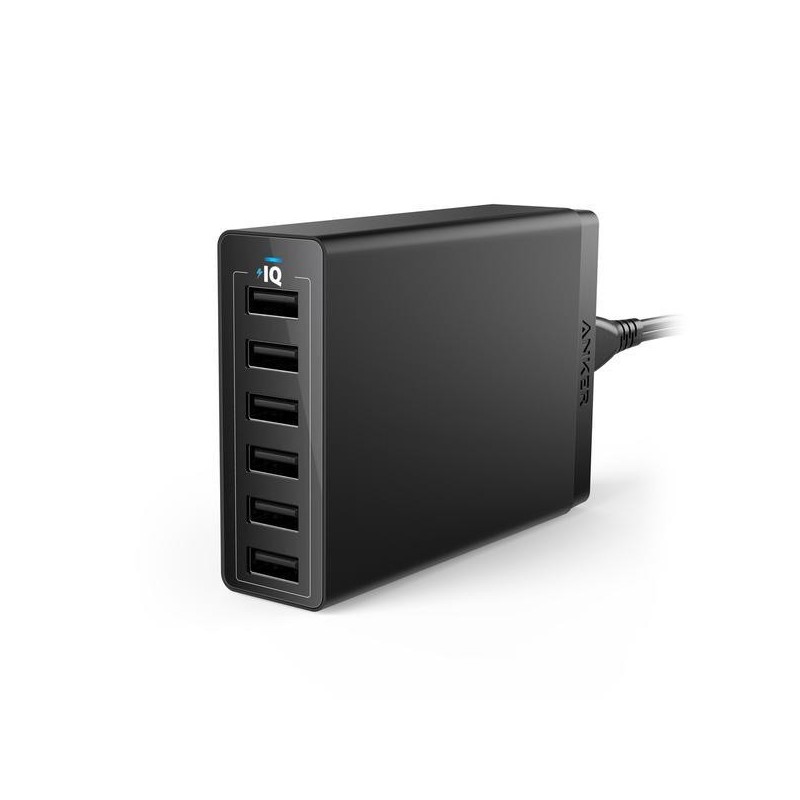 MOBILE CHARGER WALL POWERPORT/6P 60W A2123L12 ANKER