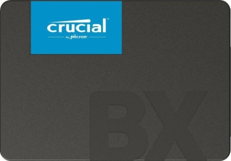 SSD|CRUCIAL|BX500|500GB|SATA 3.0|Write speed 500 MBytes/sec|Read speed 550 MBytes/sec|2,5"|TBW 120 TB|MTBF 1500000 hours|CT500BX