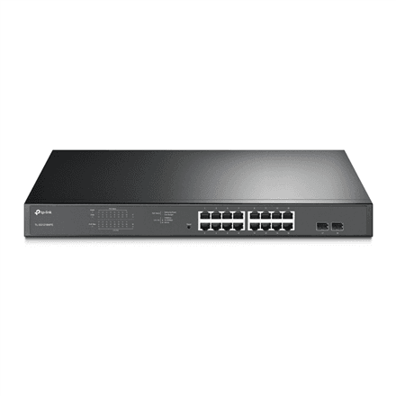Коммутатор TP-Link TL-SG1218MPE, 16 портов PoE+, 2 SFP, веб-управление