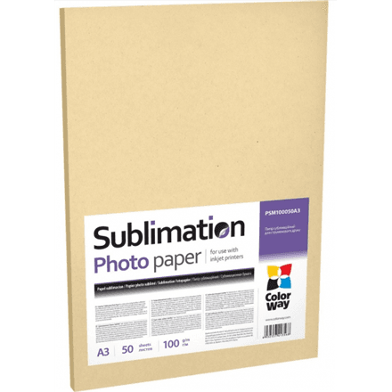 ColorWay sublimation paper, A3, 100 g/m², 50 sheets