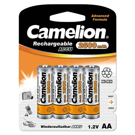 Аккумуляторы Camelion AA 2500 мА·ч, 4 шт.
