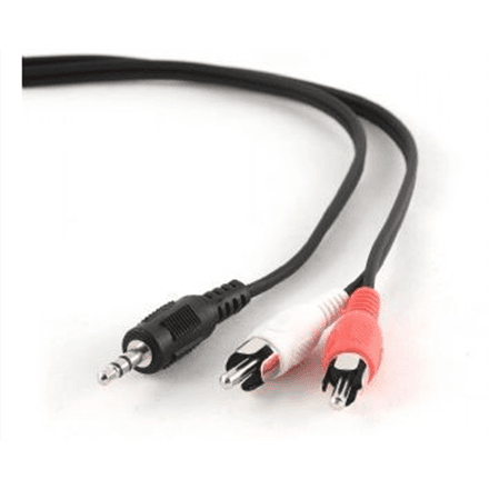Аудиокабель Cablexpert CCA-458, 3,5 мм – 2 × RCA, 1,5 м