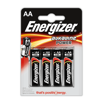 Батарейки Energizer Alkaline Power AA, 4 шт.