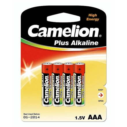 Батарейки Camelion Plus Alkaline AAA, 4 шт.