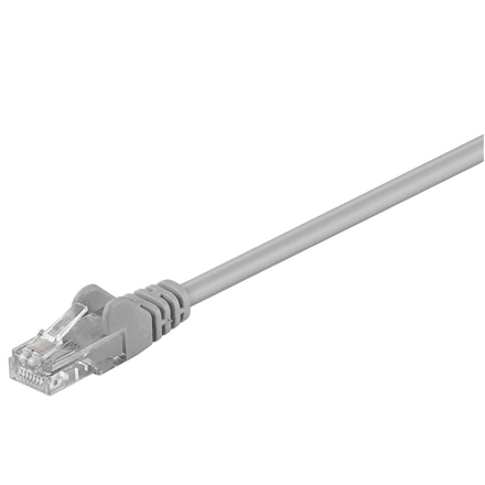 Võrgukaabel Goobay Cat 5e U/UTP, 7,5 m, hall