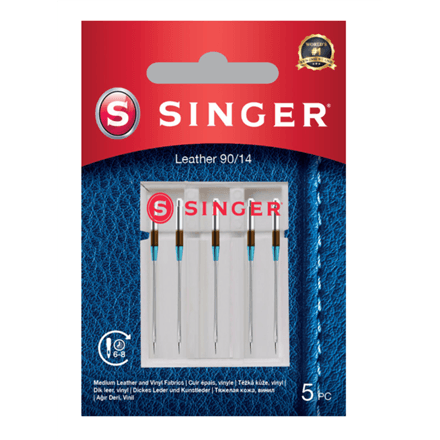 Иглы для кожи Singer 90/14, 5 шт.