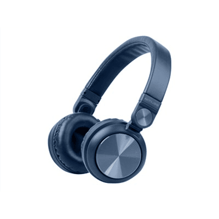 Беспроводные накладные наушники Muse M-276BTB с микрофоном, синие