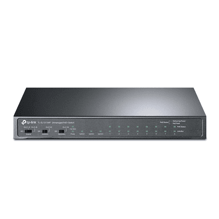 Коммутатор TP-Link TL-SL1311MP, 8 портов PoE+, стальной корпус
