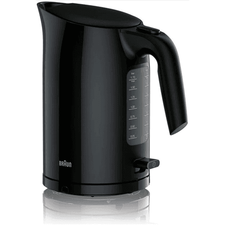 Электрочайник Braun WK3100BK PurEase, 1.7 л, 2200 Вт