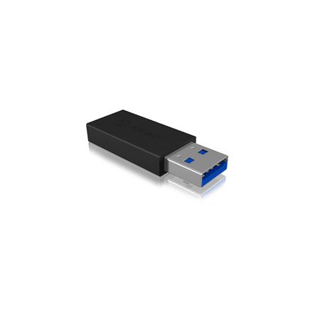 Переходник USB-A – USB-C Raidsonic ICY BOX IB-CB015, USB 3.1 Gen 2, чёрный