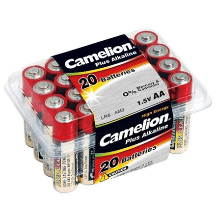 Батарейки Camelion Plus Alkaline AA, 20 шт.