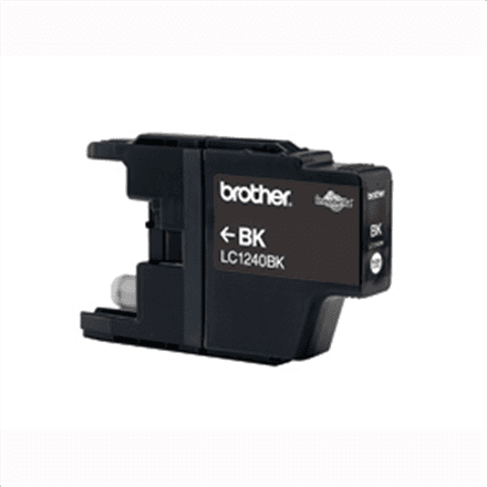 Brother LC1240BK tindikassett, must, 600 lk