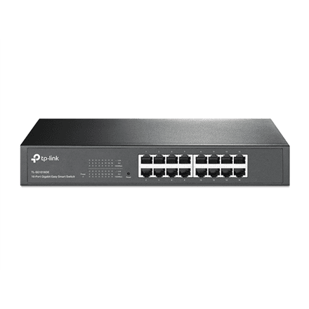 Коммутатор TP-Link TL-SG1016DE, 16 портов, веб-управление, в стойку