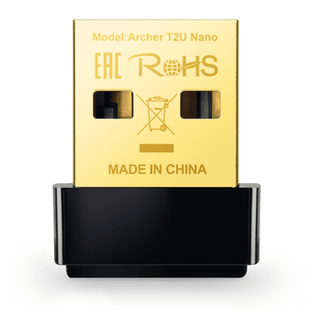 Wi-Fi-адаптер USB TP-Link Archer T2U Nano, двухдиапазонный, USB 2.0