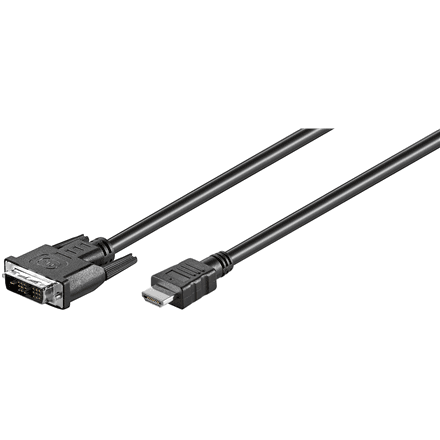 Кабель DVI-D – HDMI Goobay, 2 м, 50580