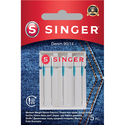 Иглы для джинсовой ткани Singer 90/14, 5 шт.