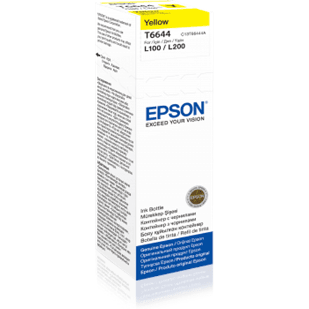 Epson T6644 ink bottle, yellow, 70 ml