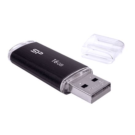 Mälupulk Silicon Power Ultima U02 16 GB, USB-A, must