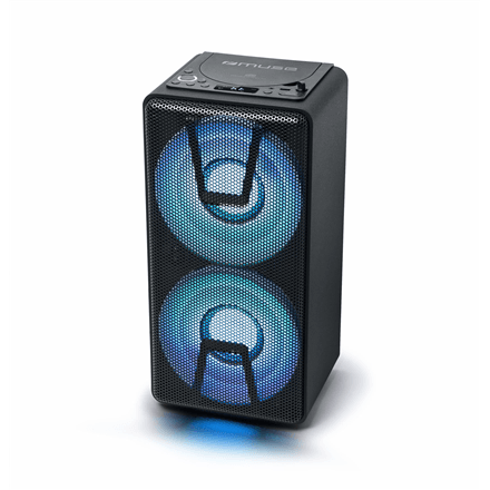 Muse M-1820 DJ party speaker with CD player, 150 W, black