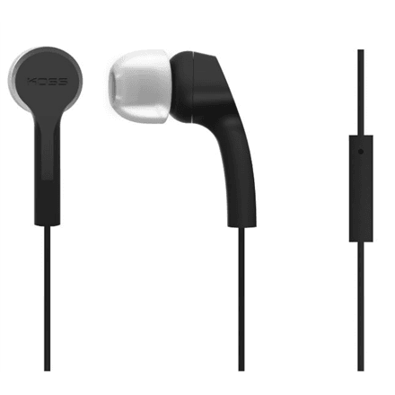 Koss KEB9iK in-ear headphones with microphone, black