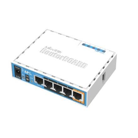 MikroTik hAP ac lite RB952Ui-5ac2nD dual-band router with PoE
