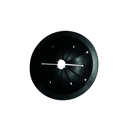 Elleci PPT90010 waste disposer splash guard, rubber, black