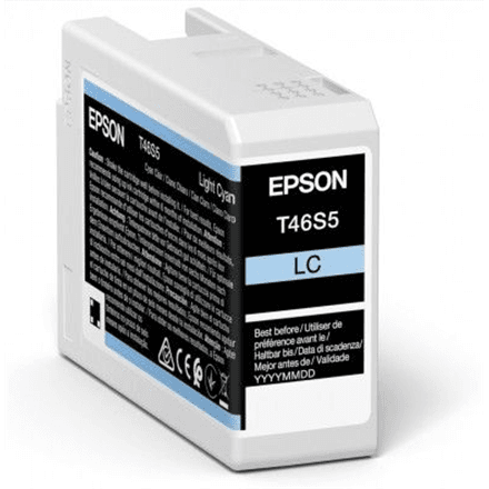 Картридж Epson T46S5 UltraChrome Pro 10, светло-голубой, 25 мл