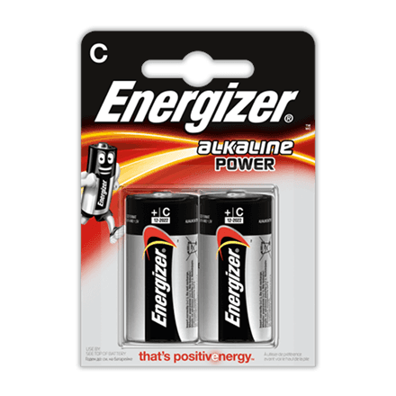 Батарейки Energizer Alkaline Power C, 2 шт.