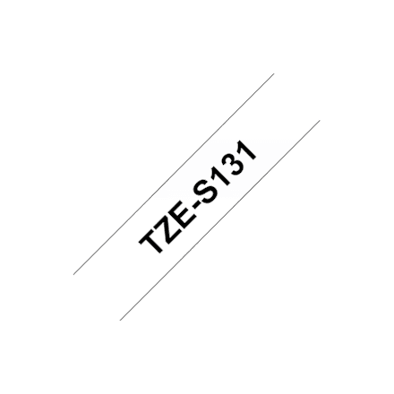 Brother TZe-S131 tugevalt kleepuv lamineeritud lint, 12 mm