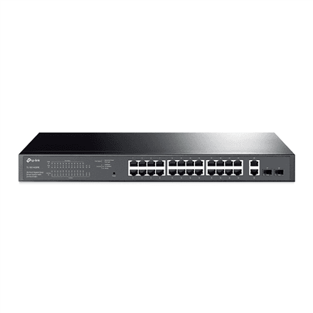 Коммутатор TP-Link TL-SG1428PE, 24 порта PoE+, 2 SFP, веб-управление