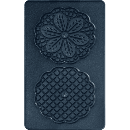 Tefal XA800712 bricelet plates for SW852 sandwich maker, black