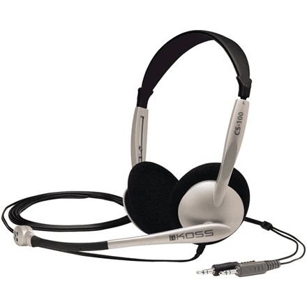 Koss CS100 peakomplekt mikrofoniga, must-kuldne