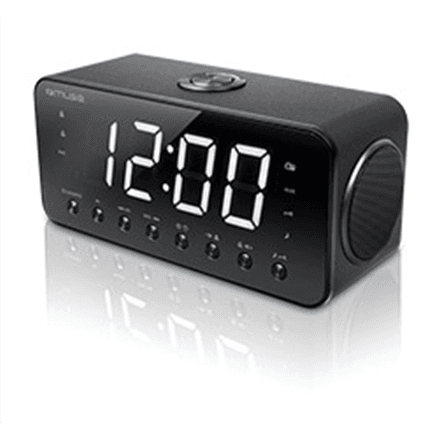 Muse M-192CR clock radio, dual alarm, FM