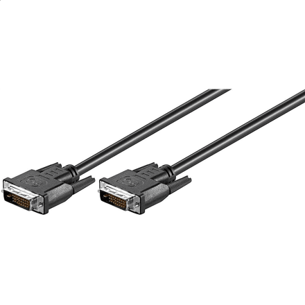 DVI-D kaabel Goobay Dual Link, Full HD, 1,8 m, 93573