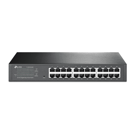 Коммутатор TP-Link TL-SG1024DE, 24 порта, веб-управление, в стойку