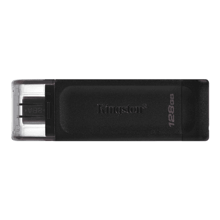 Kingston DataTraveler 70 128 GB USB-mälupulk, must