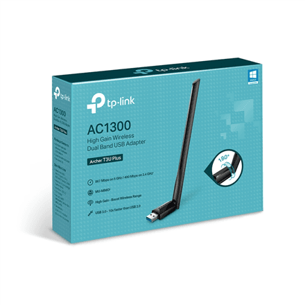 Wi-Fi-адаптер USB TP-Link Archer T3U Plus, AC1300, MU-MIMO