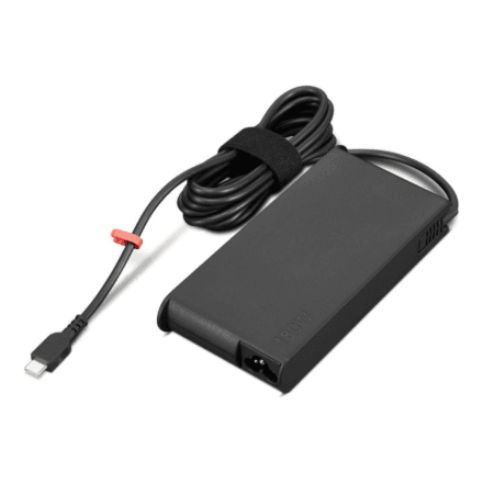 Блок питания для ноутбука Lenovo ThinkPad Mobile Workstation GaN Slim, 180 Вт, USB-C