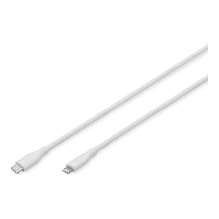 USB-C – Lightning kaabel Digitus, 1 m, silikoonist