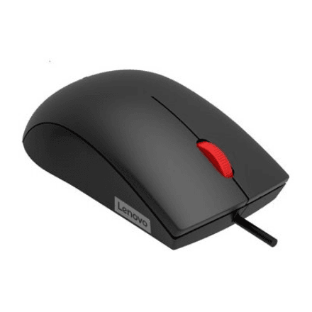 Проводная мышь Lenovo 120, USB-A, кабель 150 см, чёрная