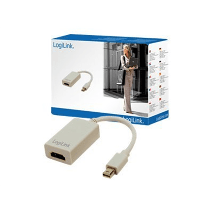 LogiLink Mini DisplayPort to HDMI adapter, with audio, CV0036A