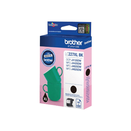 Brother LC227XLBK ink cartridge, black, 1200 pages