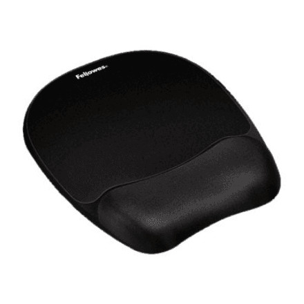 Hiirematt randmetoega Fellowes 9176501, 202 × 235 mm, must