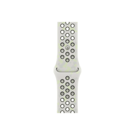 Ремешок для Apple Watch 42 мм Apple Nike Sport Band, S/M, белый, фторэластомер