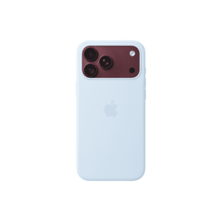 Силиконовый чехол для iPhone 18 Pro Max Apple с MagSafe, синий