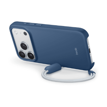 Чехол для iPhone 17 Pro Apple Kickstand с MagSafe, синий