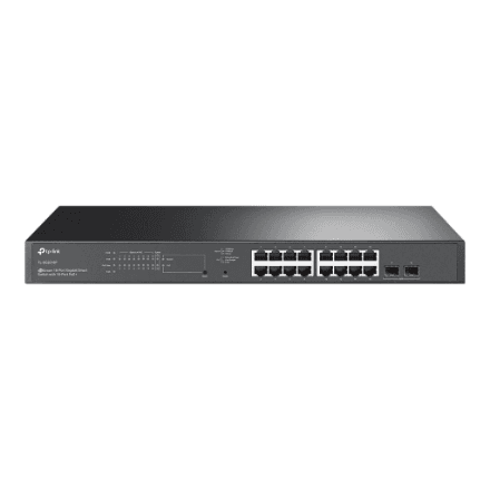 TP-LINK SG2218P JetStream — управляемый коммутатор, 16 портов PoE+