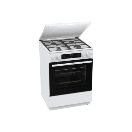 Плита Gorenje GK6C5WF, газ, электродуховка, 60 см, белая